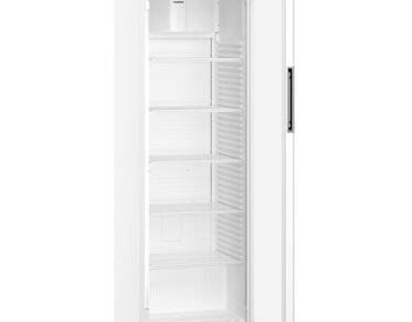 Armoire positive, carrosserie epoxy blanc, porte vitrée, 400L