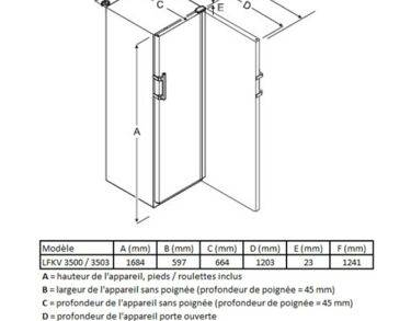 Armoire positive 5°C± 3°C, 367 litres, porte vitrée