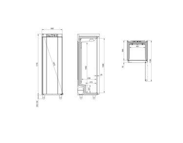 ARMOIRE NEGATIVE QUALIFIABLE BIOCOMPACT 346L -25 °C +/-5K