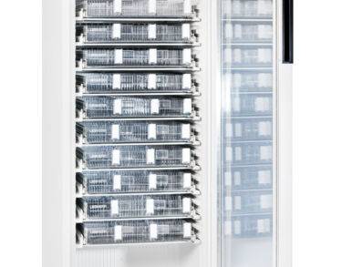 Armoire positive 5°C ± 3°C, 347 litres, porte vitrée