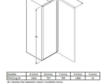 Armoire positive GN2/1, cuve PS, carrosserie époxy blanc, 571L