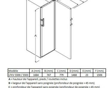 Armoire positive 5°C± 3°C, 588 litres, porte vitrée